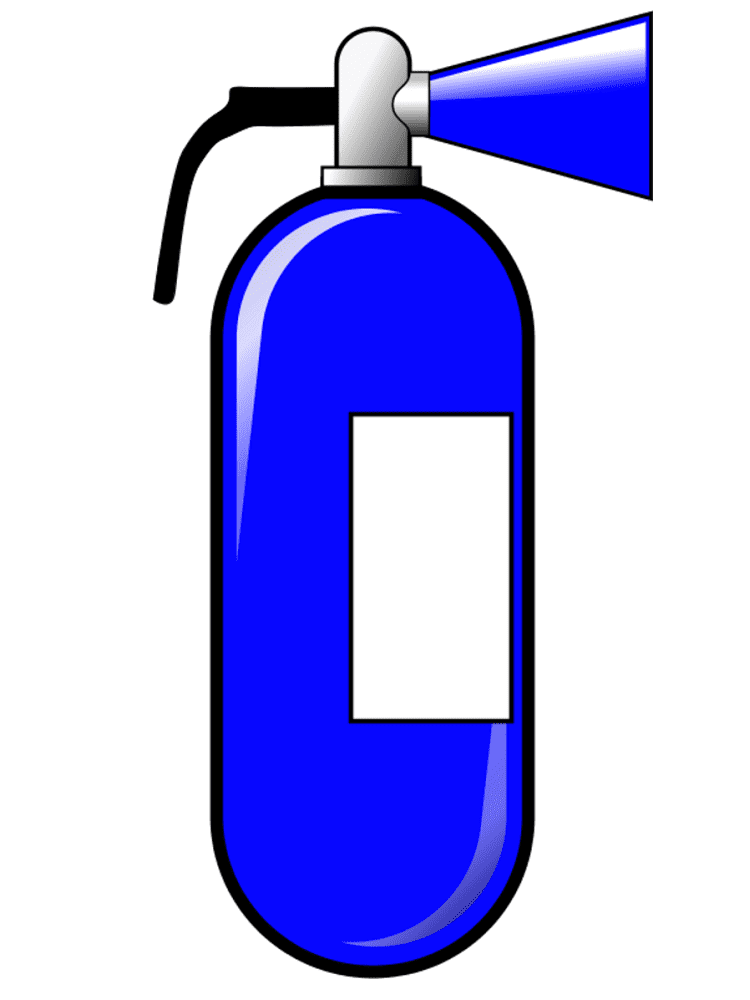 消火器のイラスト写真 2 イラスト