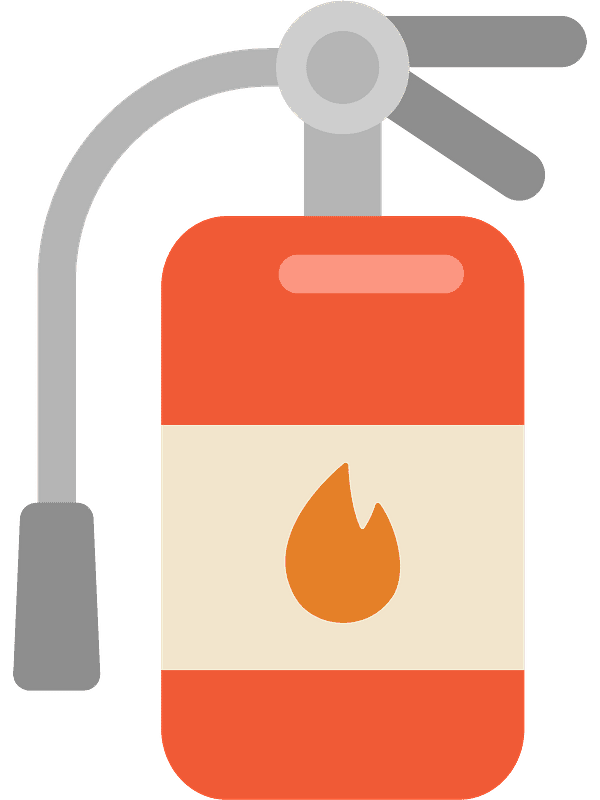 消火器のイラストシンプル イラスト