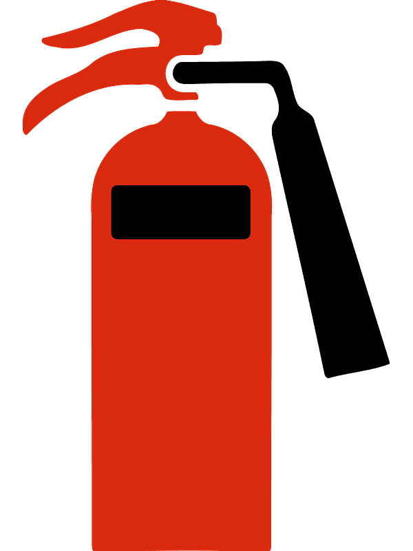 消火器のイラスト シンプルダウンロード イラスト
