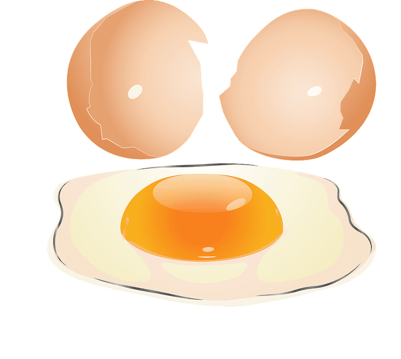 透明な背景の卵のイラストをダウンロード イラスト