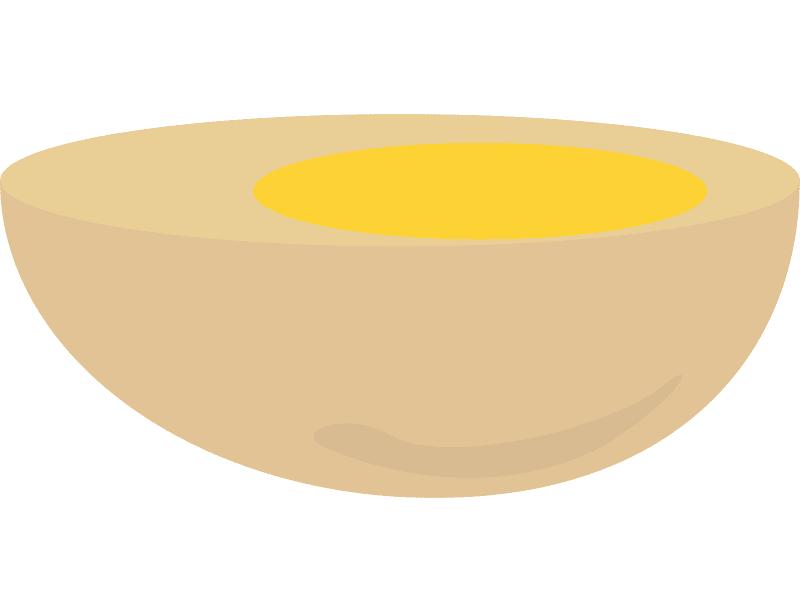 ゆで卵のイラスト画像 2
