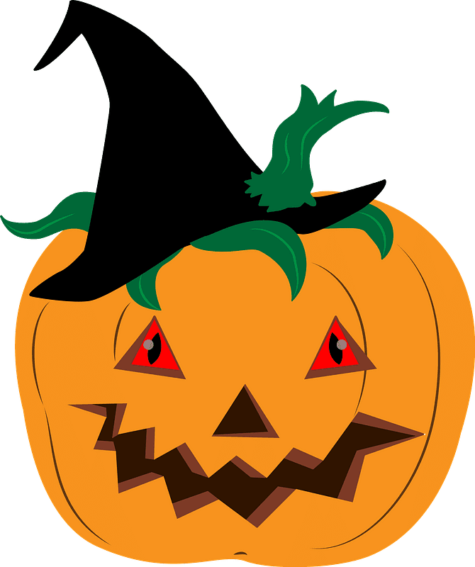 ハロウィンかぼちゃの透明イメージイラスト イラスト