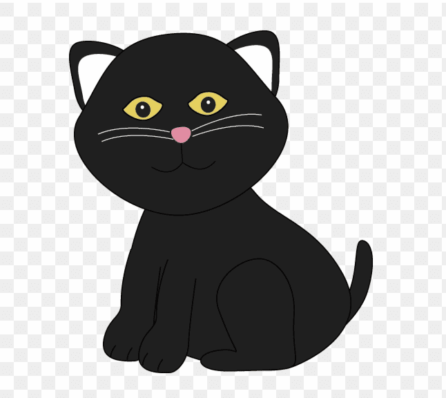 かわいい黒猫のイラスト無料 イラスト