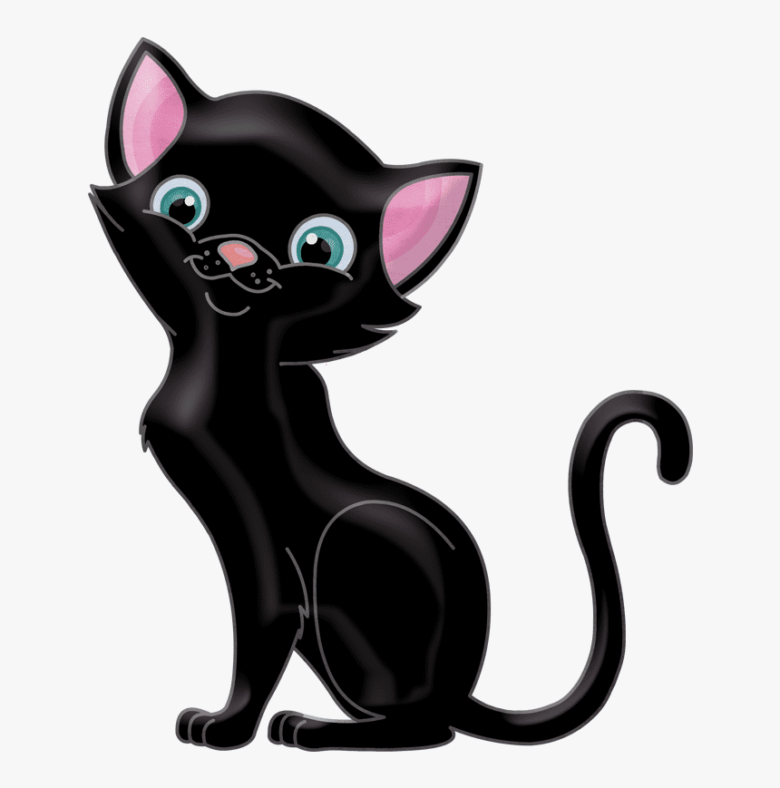 かわいい黒猫のイラストPng イラスト