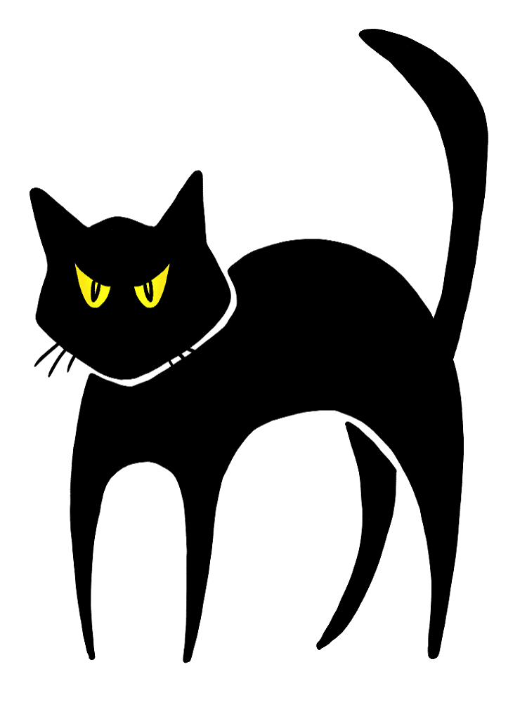 黒猫のイラスト無料 2 イラスト