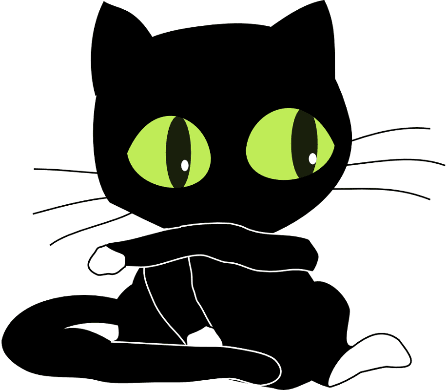 黒猫のイラストPng無料 イラスト