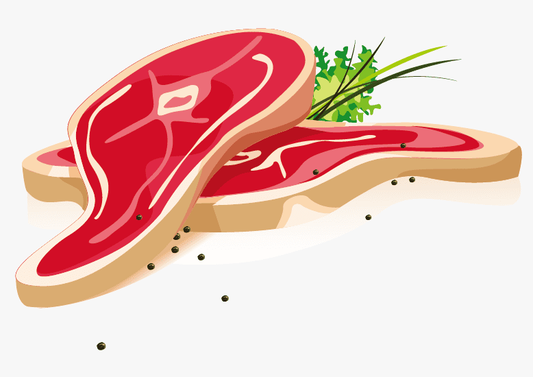 肉のイラストPNG 画像 2