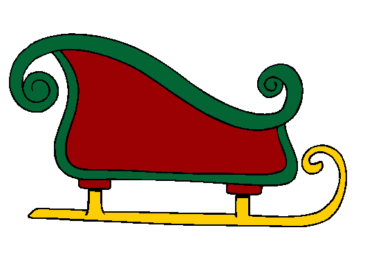 サンタのそりのイラストシンプル イラスト