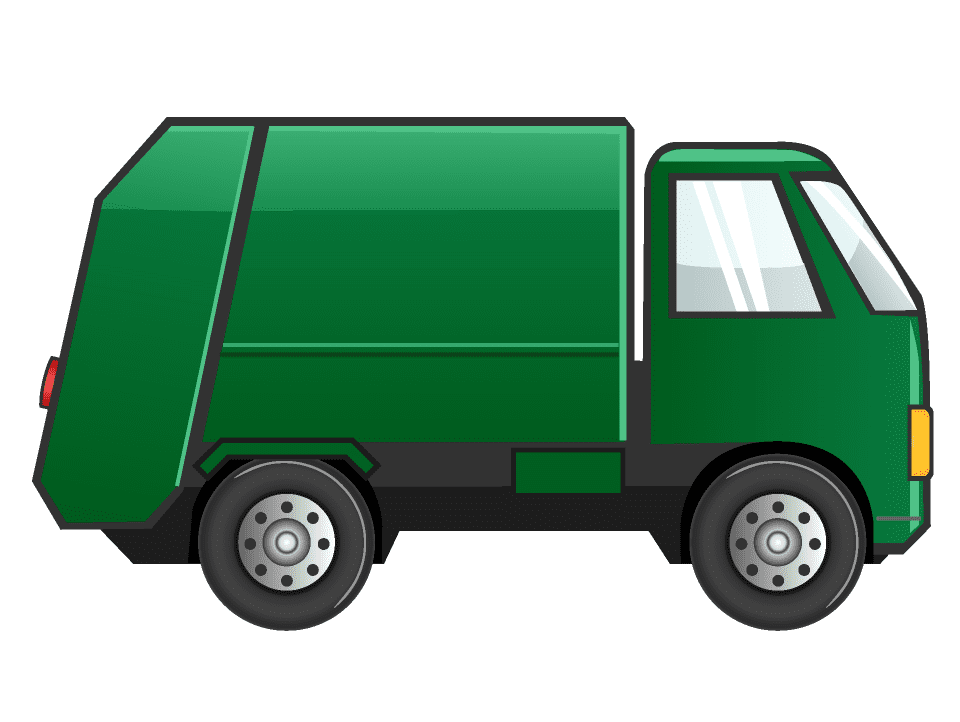 ゴミ収集車のイラスト画像 2 イラスト