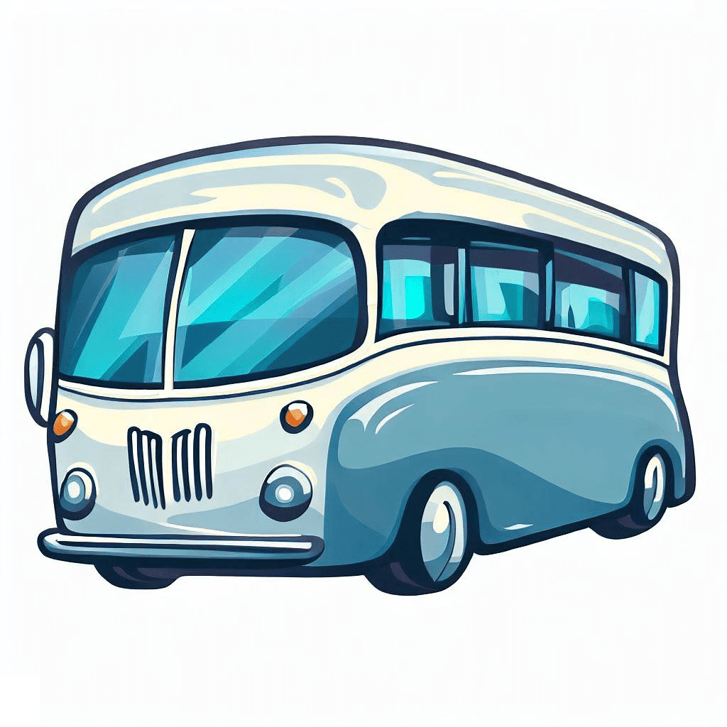 バスのイラスト 無料のPNG画像 イラスト