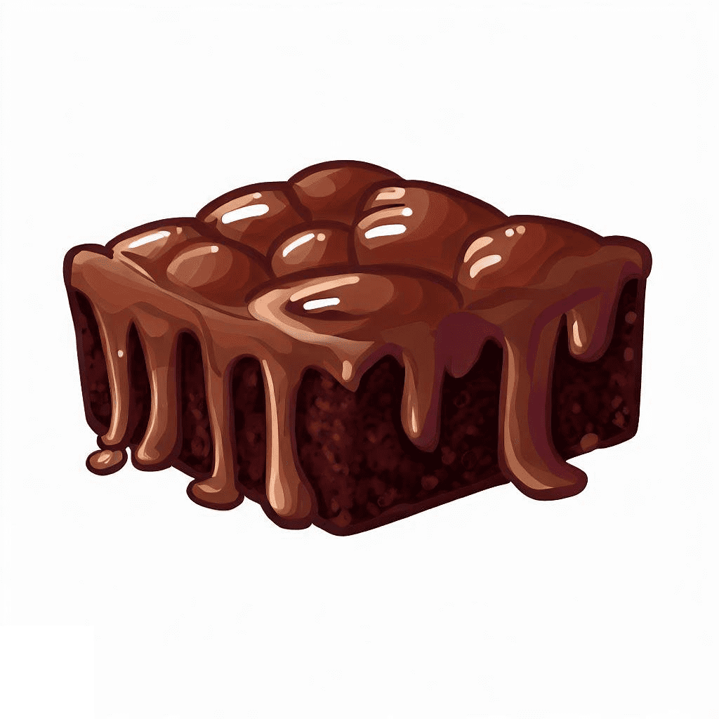 チョコレートブラウニーのイラストPng イラスト