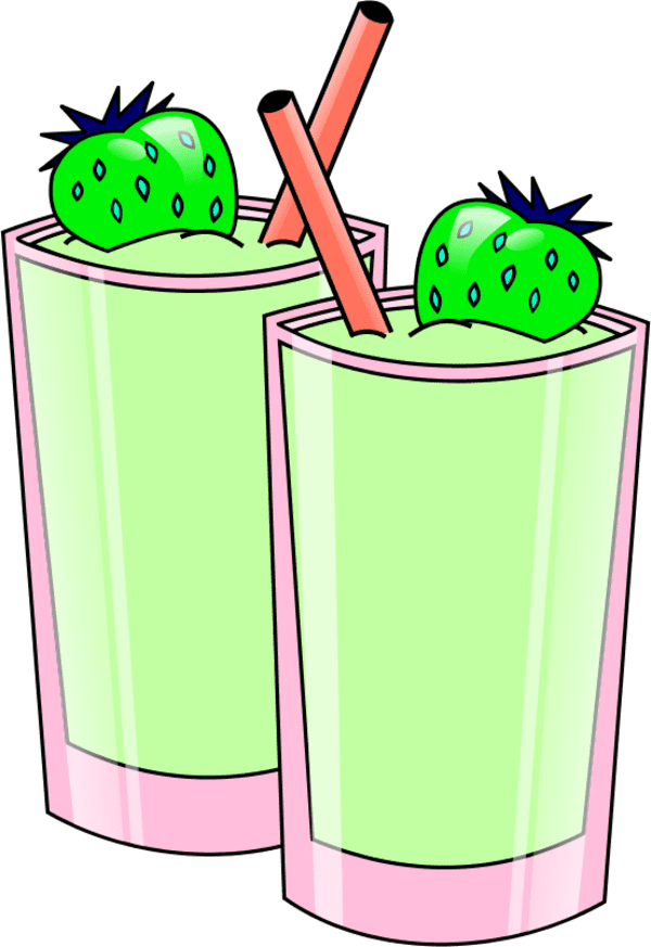 いちごスムージーのイラスト無料 イラスト
