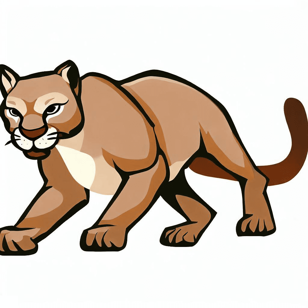 イラスト クーガー PNG ダウンロード イラスト