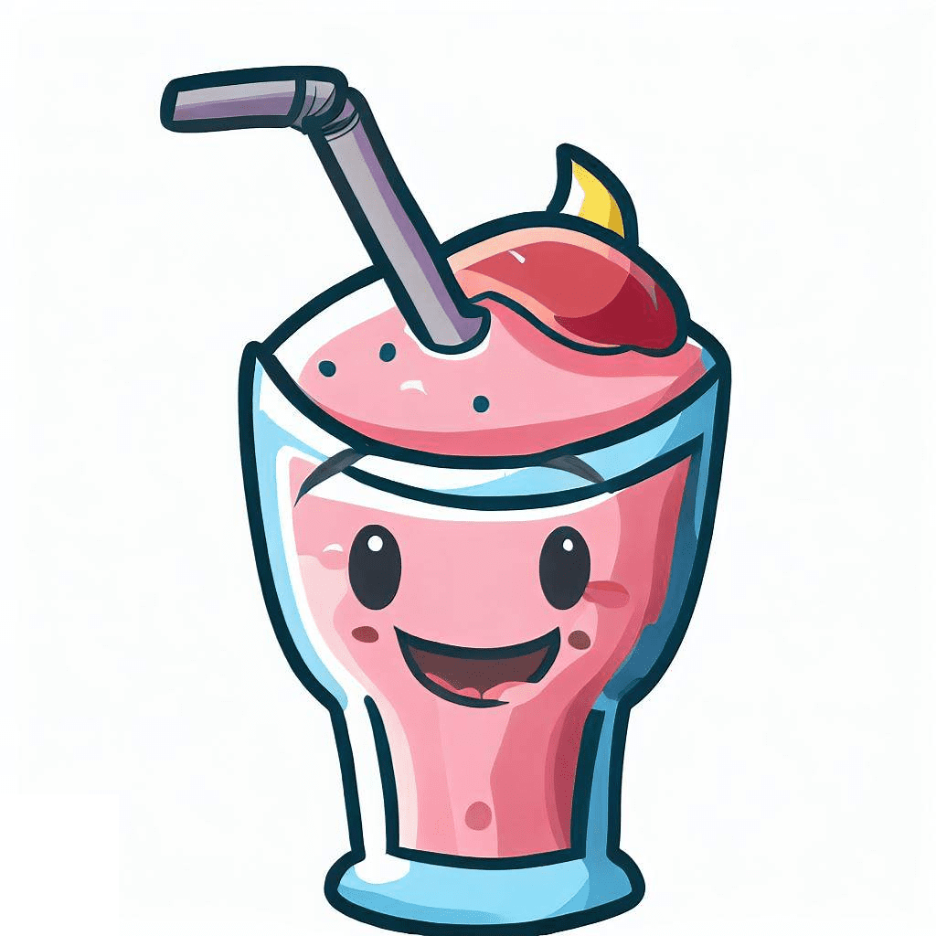 かわいいスムージーのイラスト イラスト