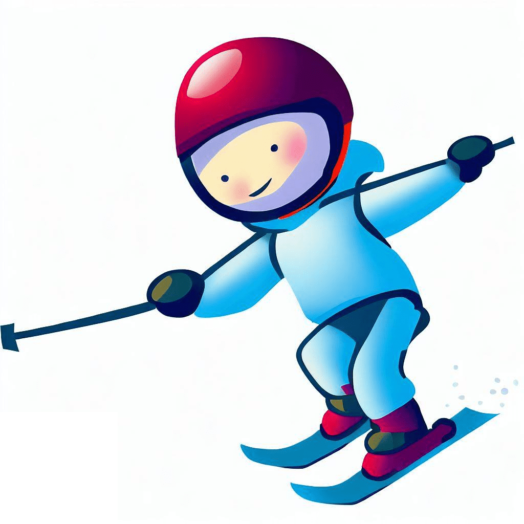 スキー クリップ アート画像