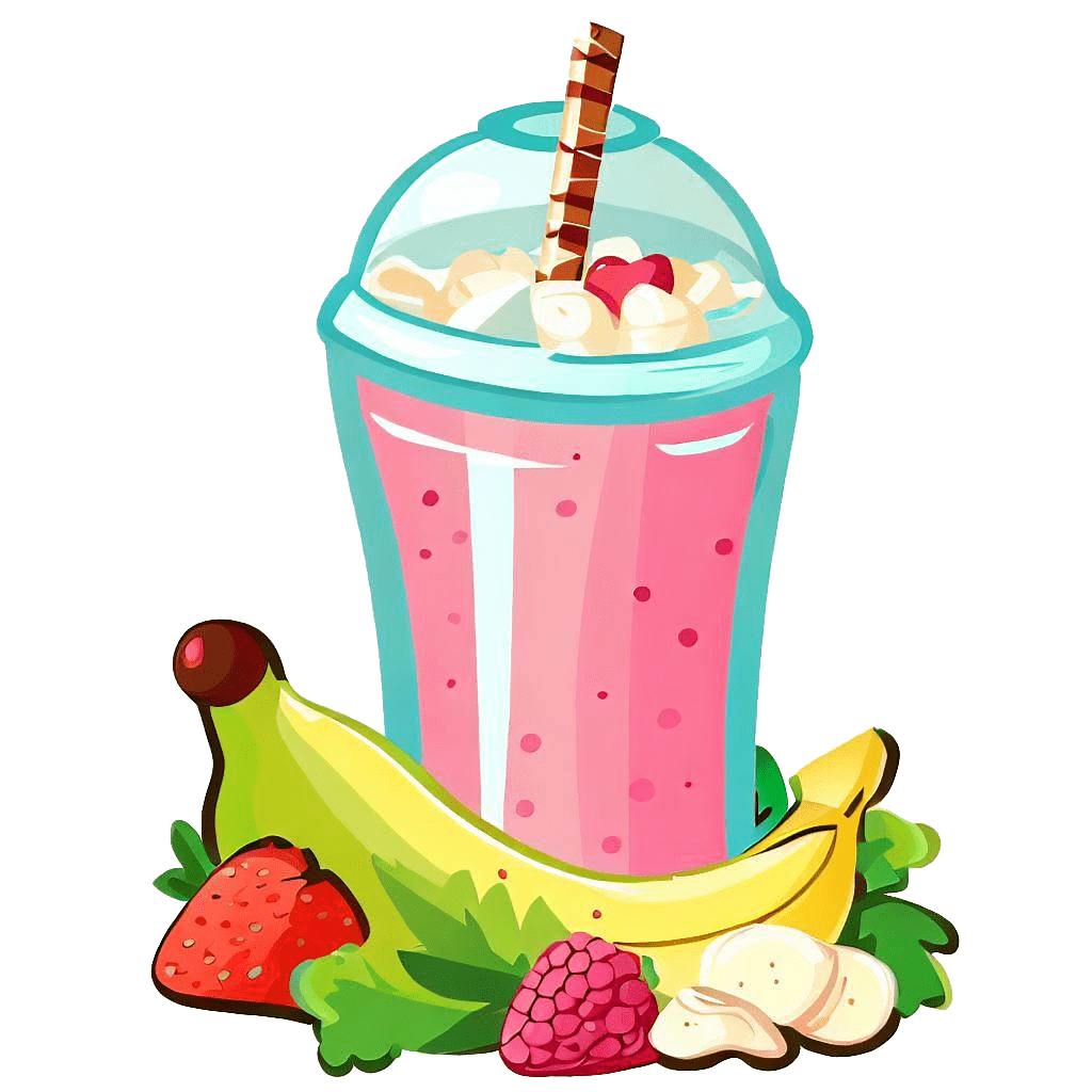 スムージーのイラスト 透明PNG イラスト