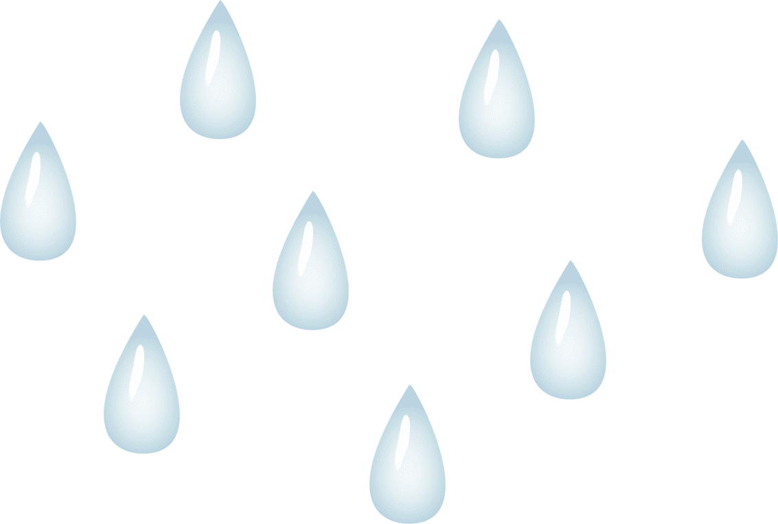 雨滴のイラスト無料 2