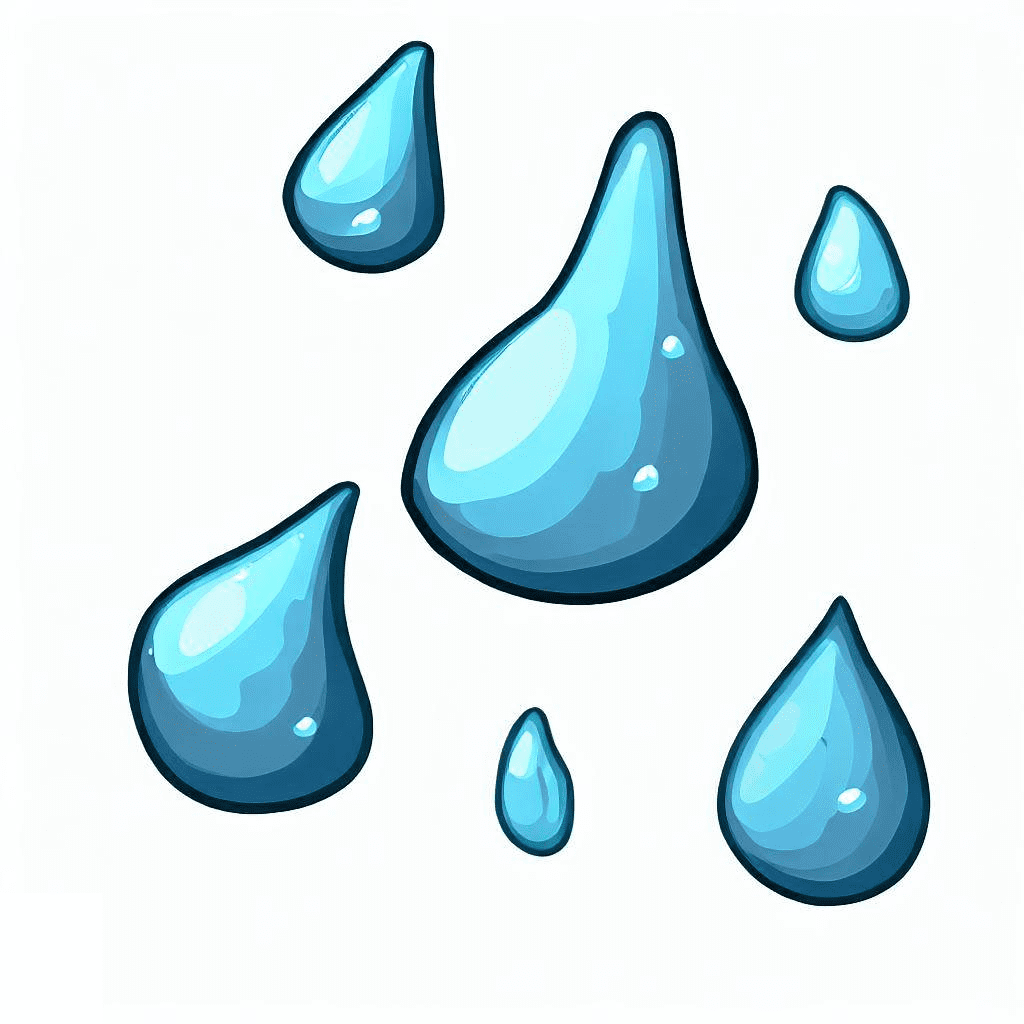 雨滴のイラスト 無料画像 6 イラスト