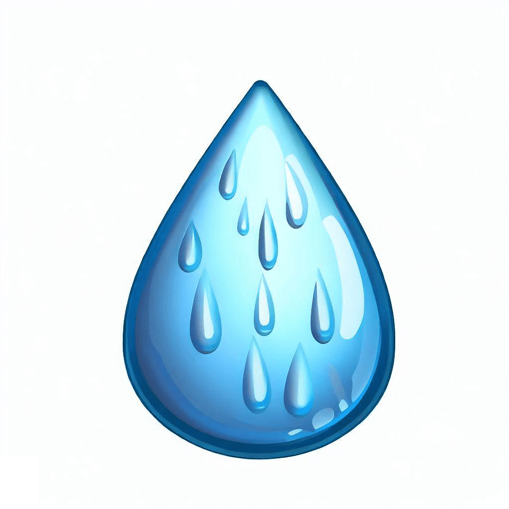 雨滴のイラスト PNG 画像