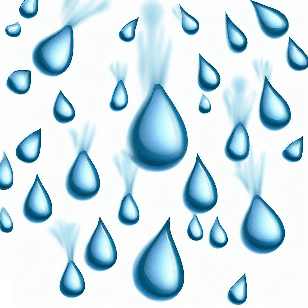 雨滴のイラストPNG無料 3 イラスト