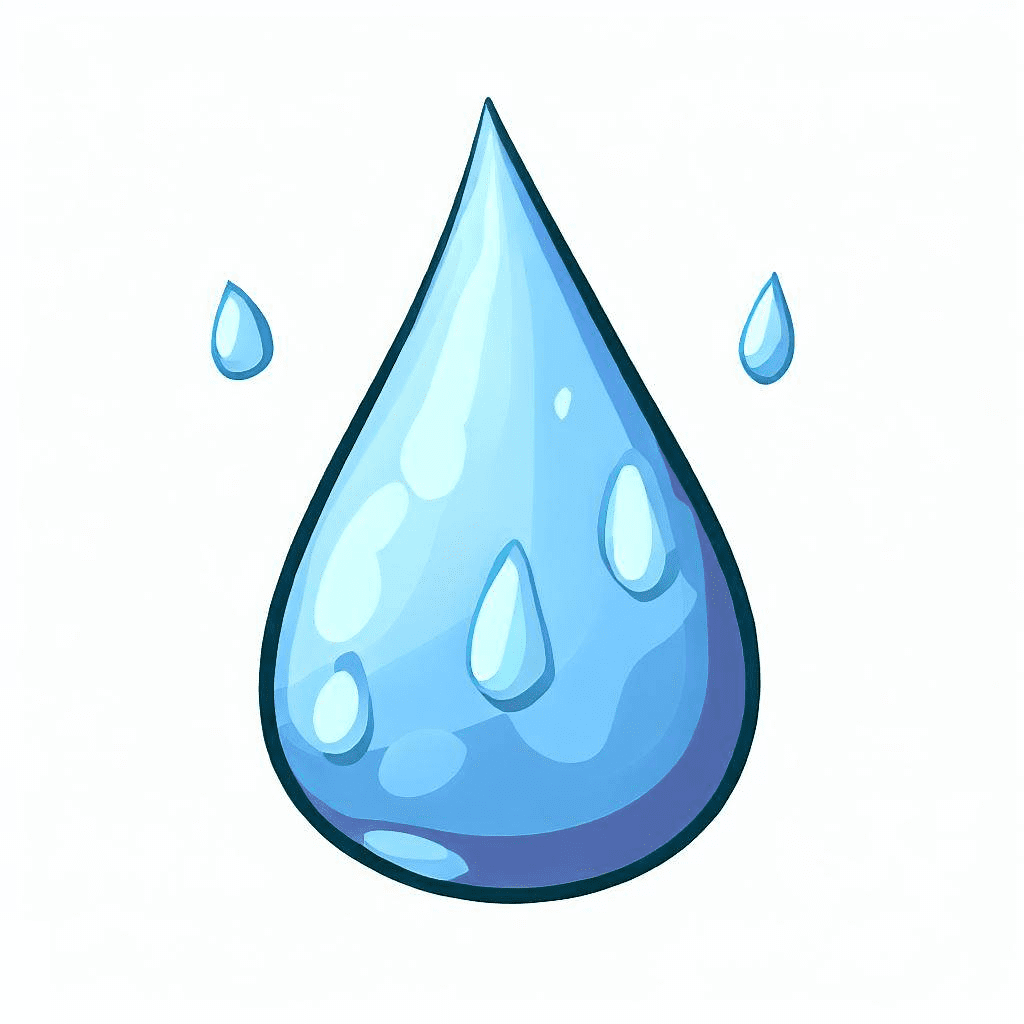雨滴のイラスト PNG イラスト