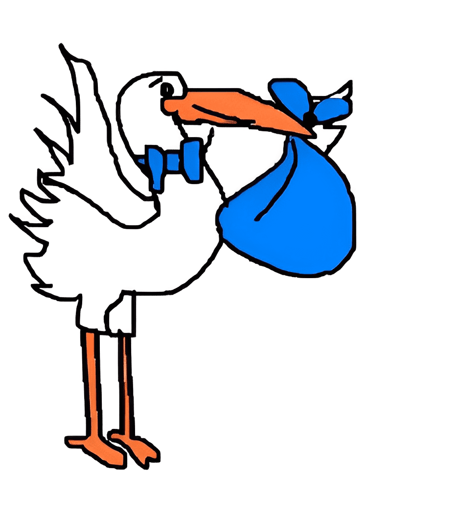Stork Illustration Png For Free