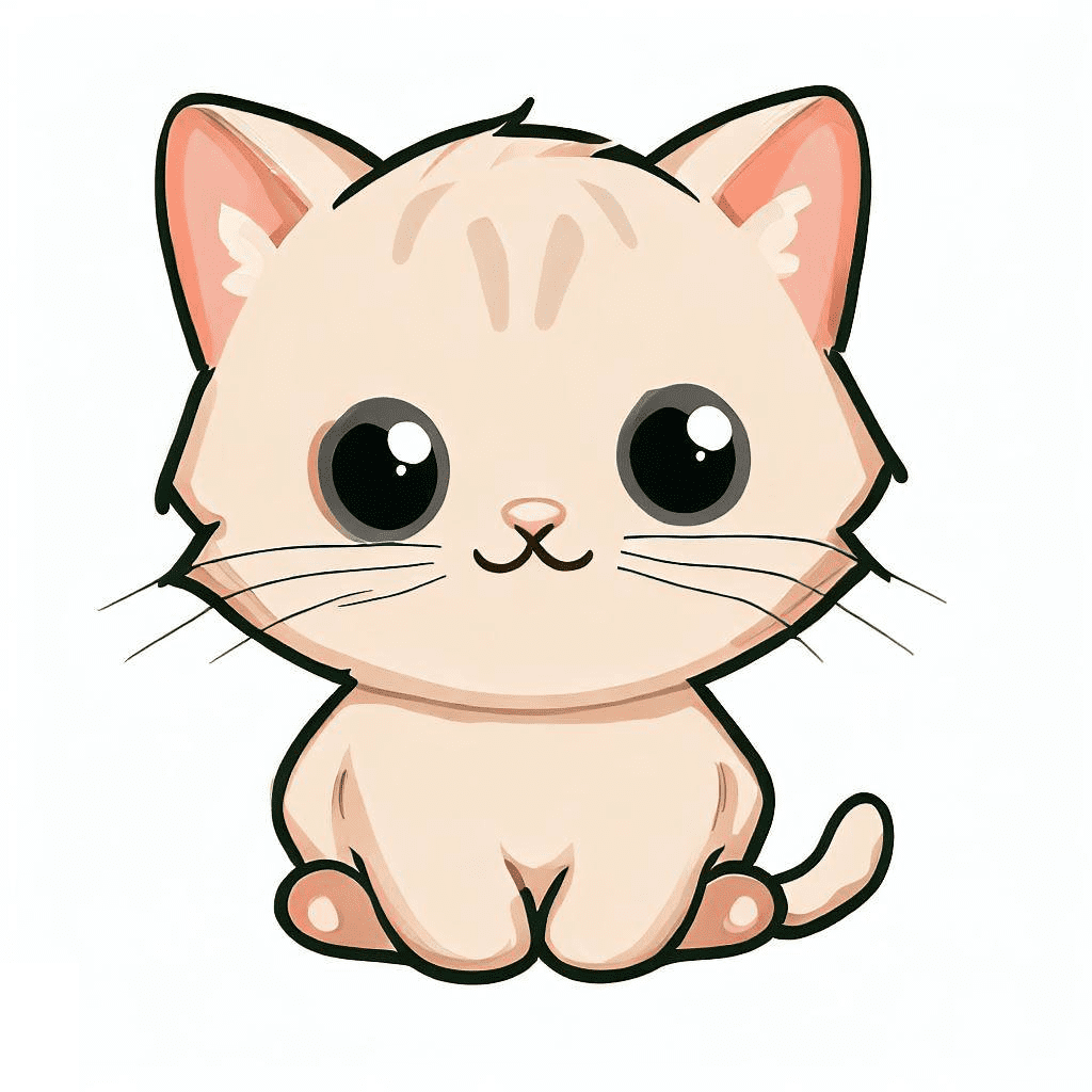 かわいい子猫のイラスト画像 2 イラスト