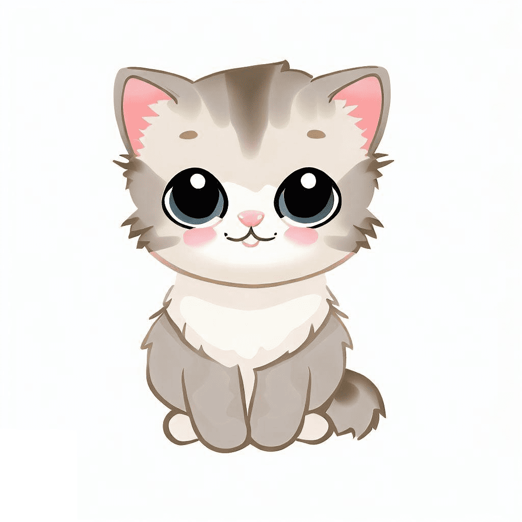 かわいい子猫のイラスト画像 イラスト