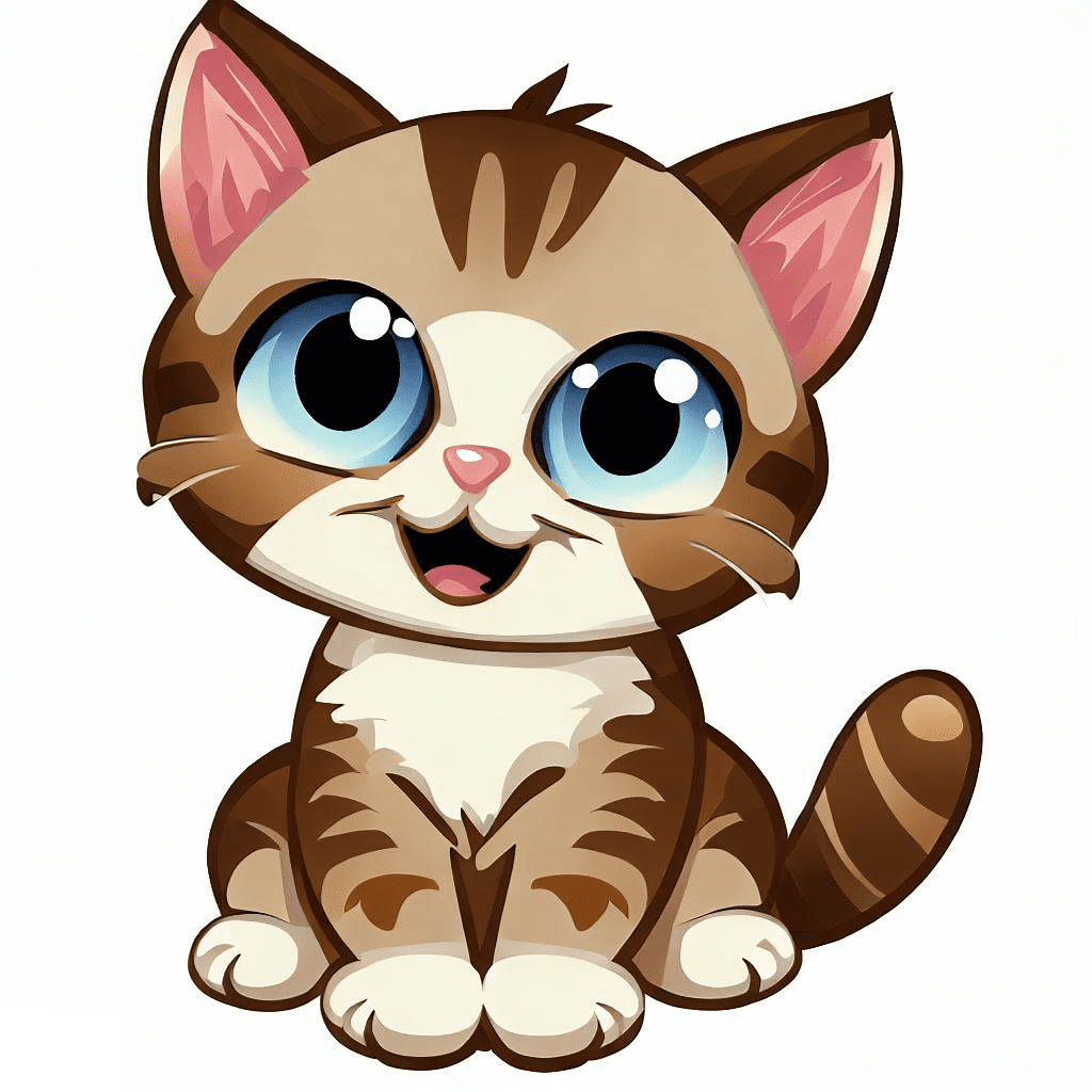 かわいい子猫の無料イラスト イラスト