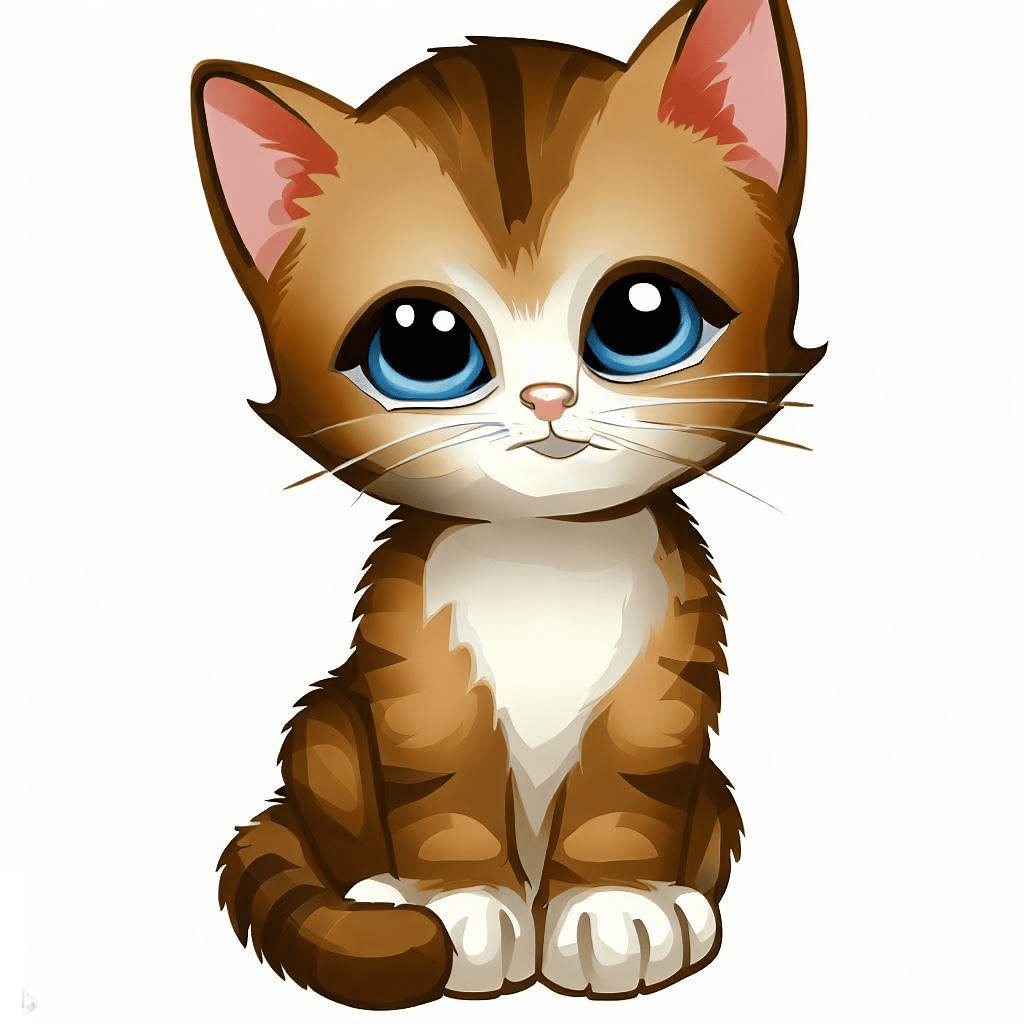 子猫のイラスト写真 イラスト