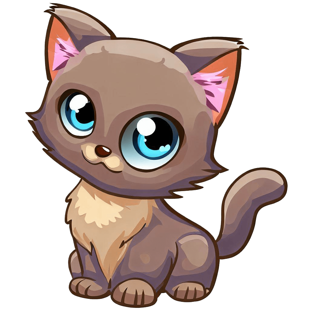 子猫のイラスト 透明 ダウンロード