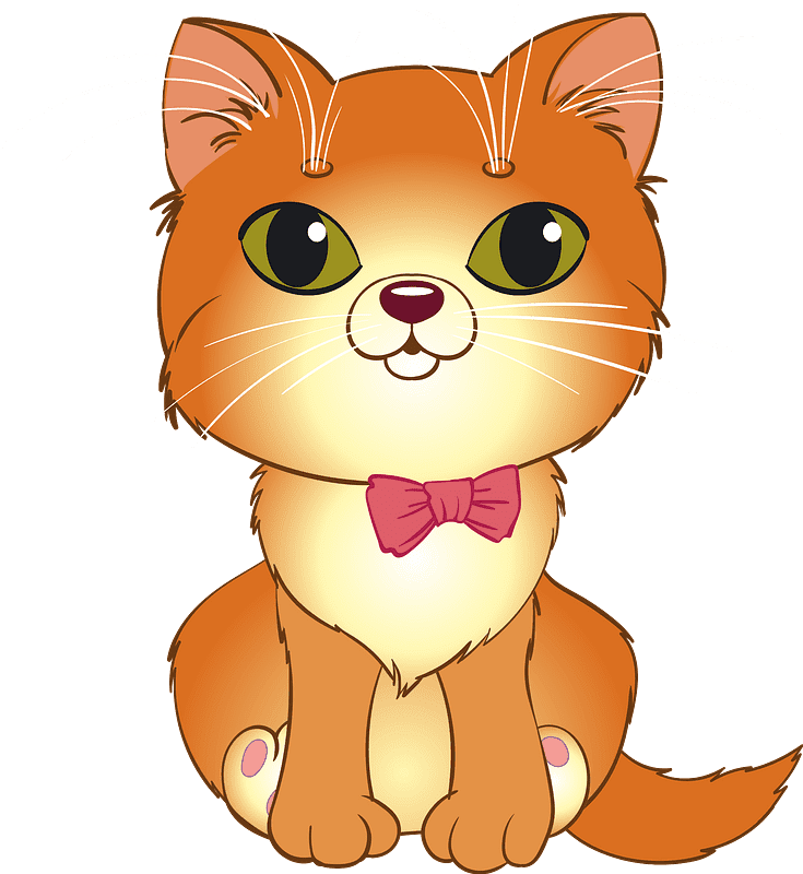 子猫のイラスト 透明