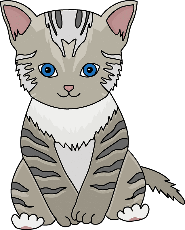 子猫のイラスト 透明な背景 イラスト