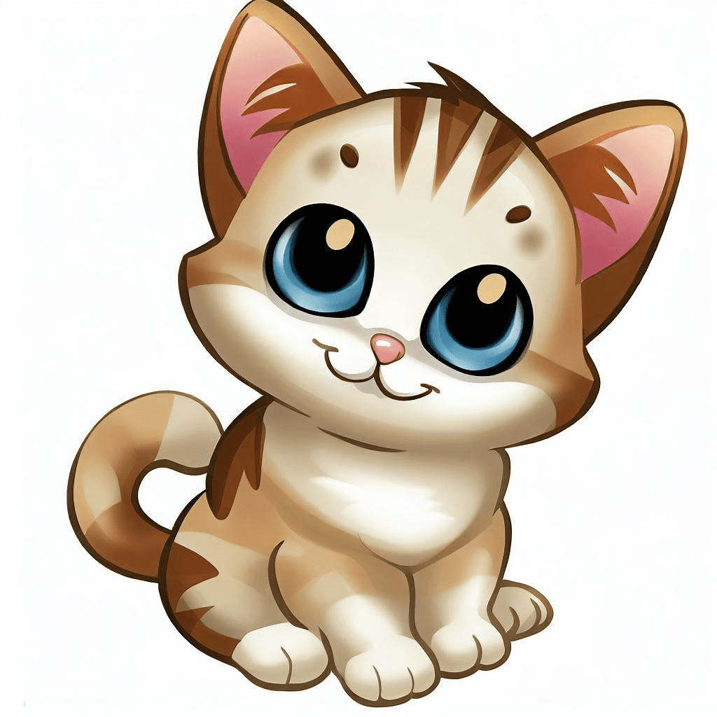 子猫の無料イラスト PNG イメージ