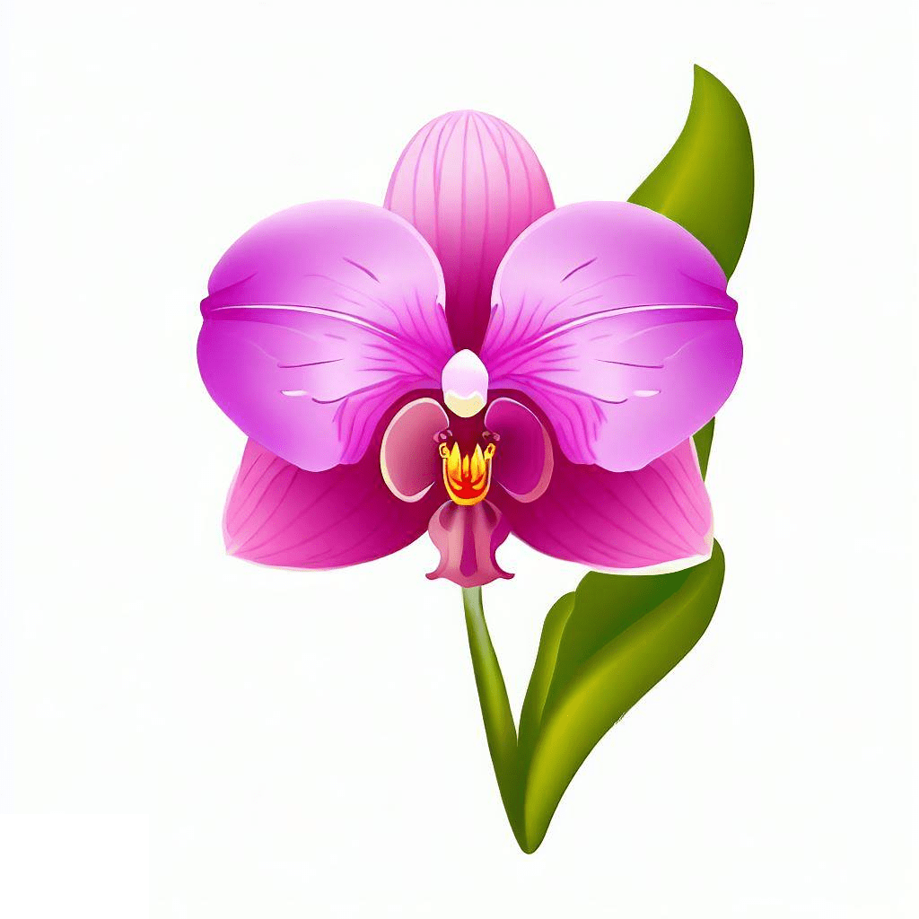 蘭の花のイラストPNG 画像 イラスト