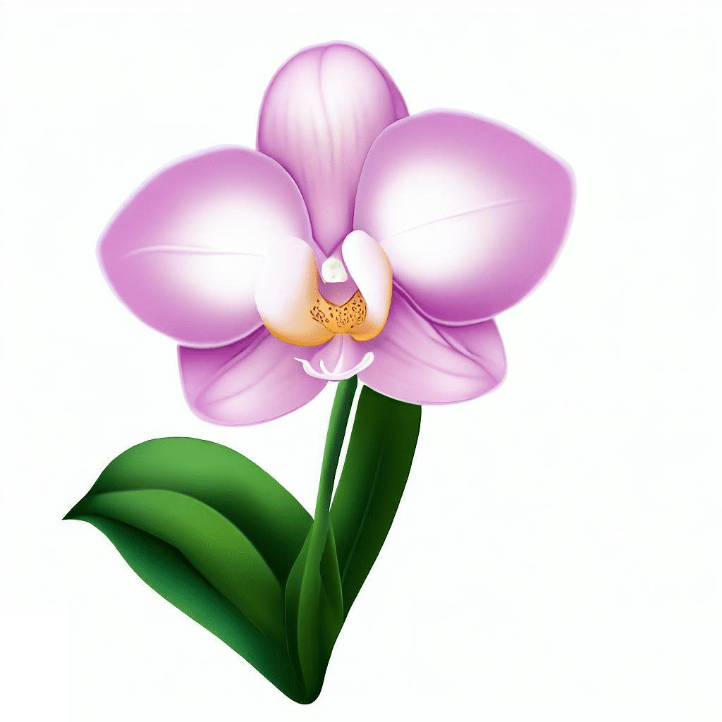蘭の花の イラスト