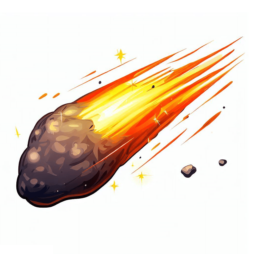 流星のイラストPNG画像 イラスト