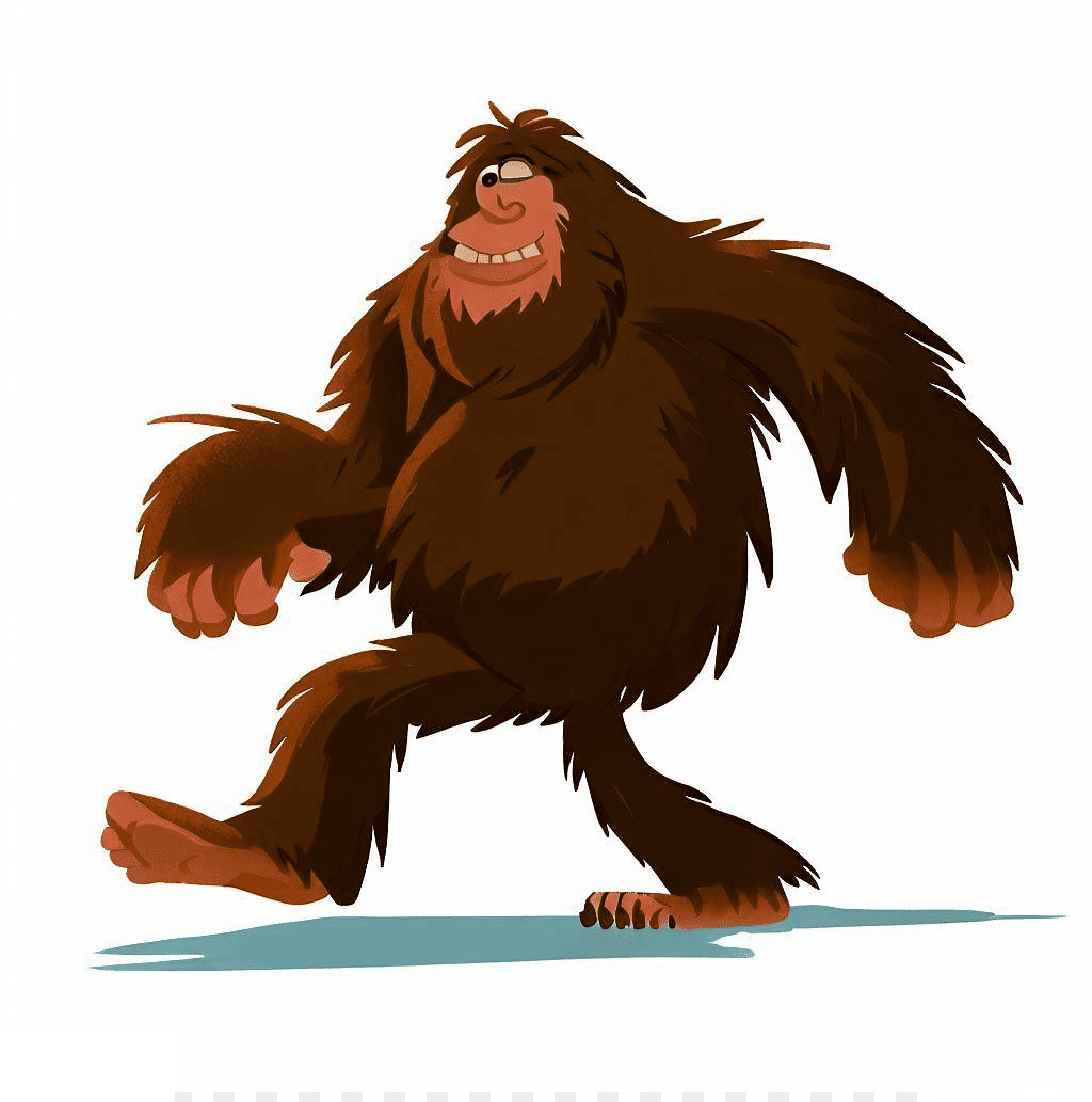 ビッグフットのイラストPNG画像 3 イラスト