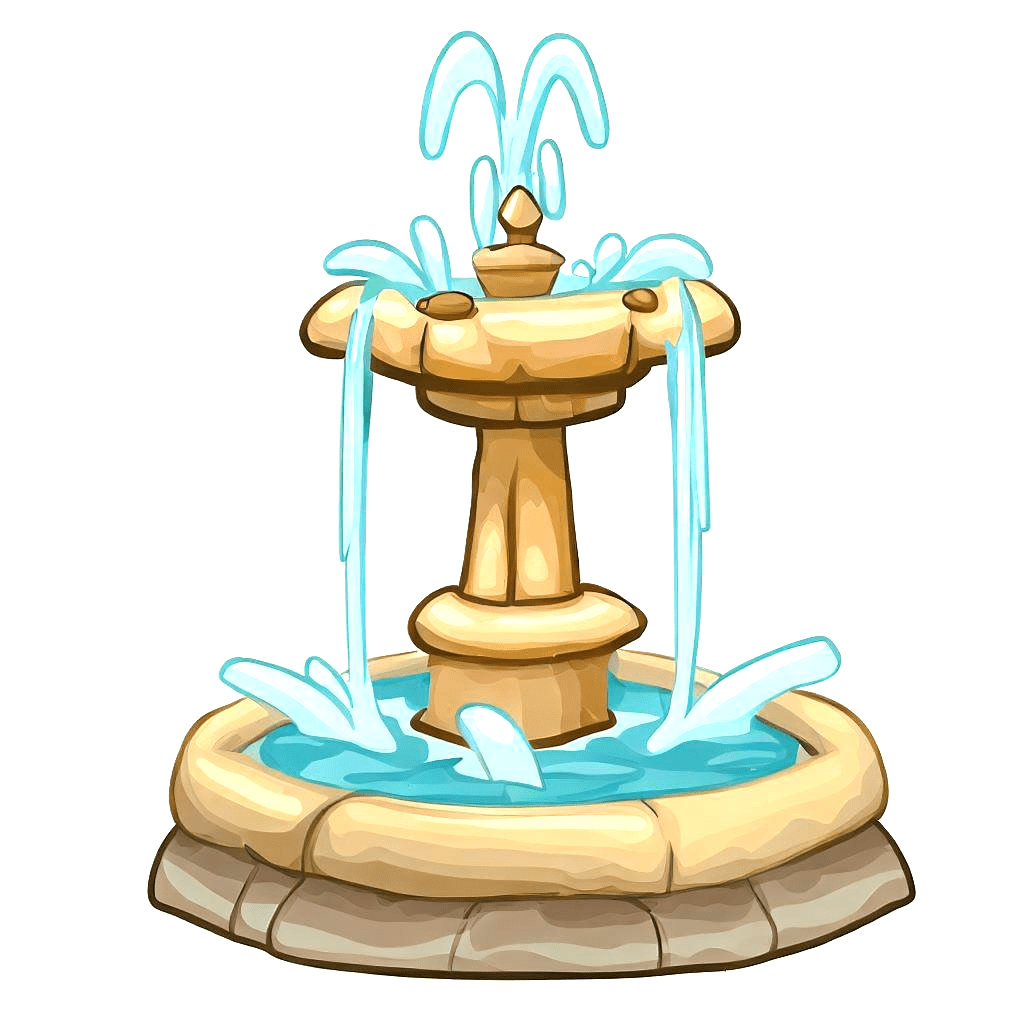 噴水のイラスト画像 2 イラスト