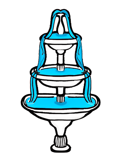 噴水のイラスト画像 イラスト