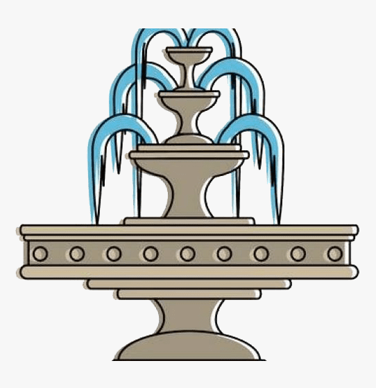 噴水のイラストPNGダウンロード イラスト