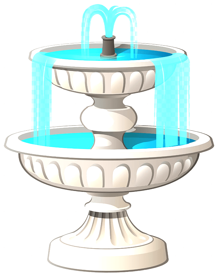 噴水のイラストPNG画像 3 イラスト