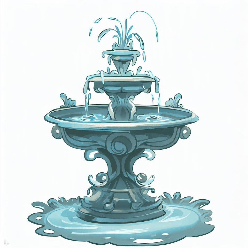 噴水のイラストPNG画像 イラスト