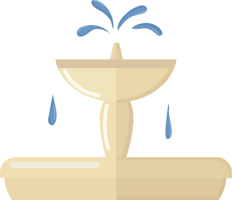 噴水のイラスト 透明 無料 イラスト