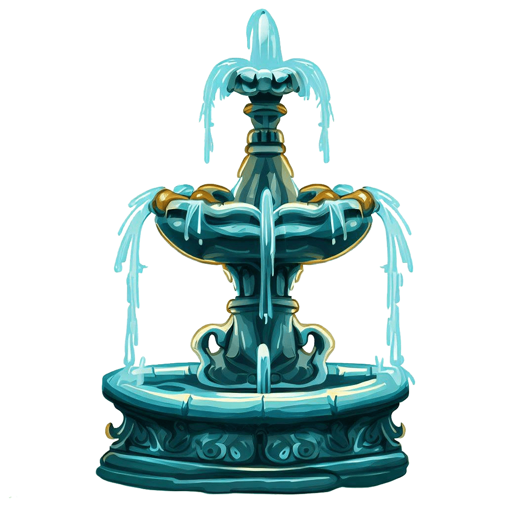 噴水のイラスト 透明 イラスト