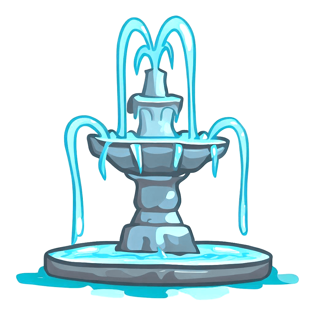 噴水のイラストダウンロード イラスト