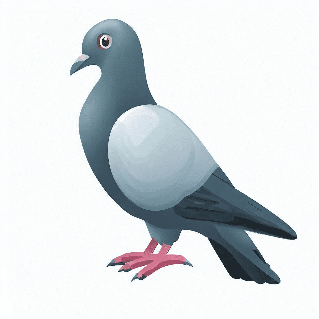 鳩のイラスト画像 3