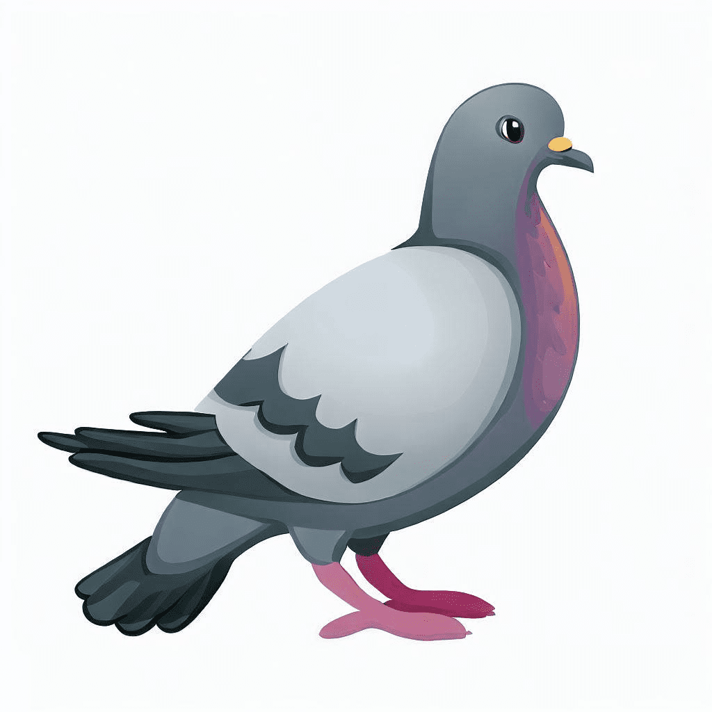 鳩のイラスト無料画像