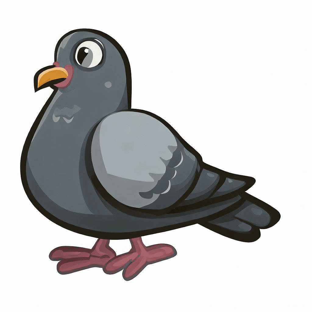 鳩のイラストPNG 無料 2