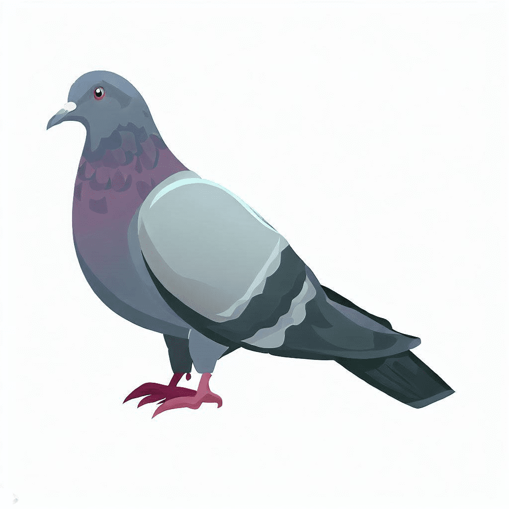 鳩のイラストPNG 写真